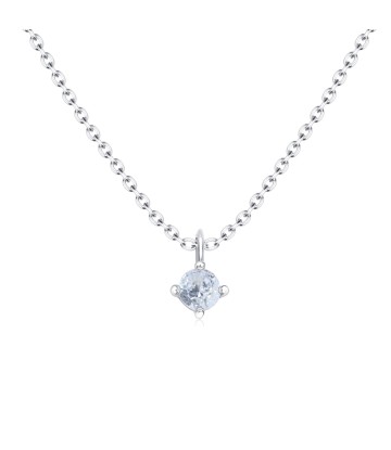 CZ Silver Necklace SPE-5658